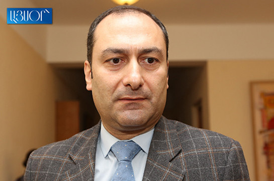 Acting justice minister Artak Zeynalyan to participate in elections with We bloc