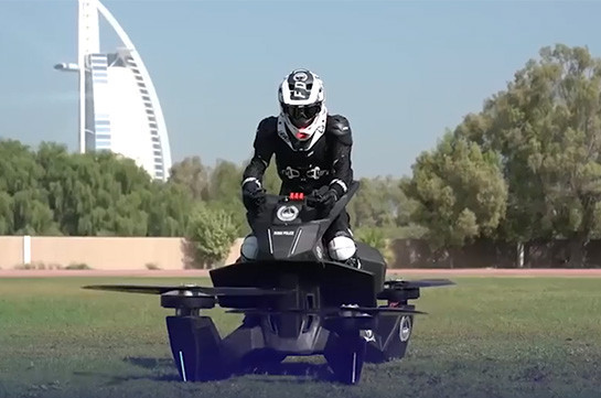 Դուբայի ոստիկանները թռչող մոտոցիկլետներ են փորձարկում (Տեսանյութ)