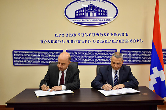 Подписан Меморандум  о сотрудничестве между МИД  Арцаха и   Ливанским университетом «Айказян»