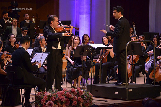 Բորիս Բերեզովսկու, Դենիել Ռոհնի և Հայաստանի պետական սիմֆոնիկ նվագախմբի համատեղ համերգով ամփոփվեց Խաչատրյանի 6-րդ միջազգային փառատոնը