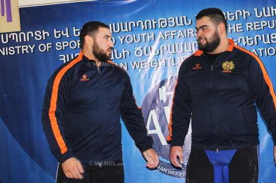 Armenia’s acting PM applies to President for granting medals to weightlifters Simon Martirosyan and Gor Minasyan