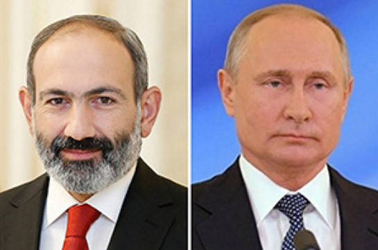 Armenia’s acting PM has phone conversation with Russia’s president