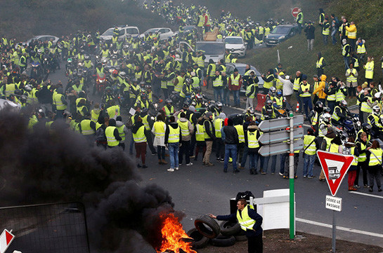 Ֆրանսիայում բողոքի ակցիայի ժամանակ տուժած մարդկանց թիվը հասել 400-ի