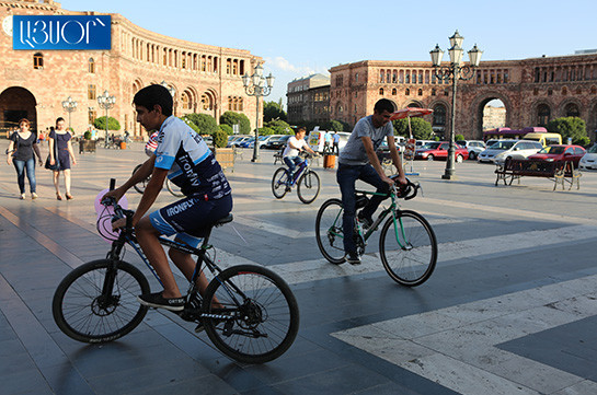 Երևանում սկսվում է հեծանվային երթուղու կահավորումը համապատասխան ճանապարհային նշաններով