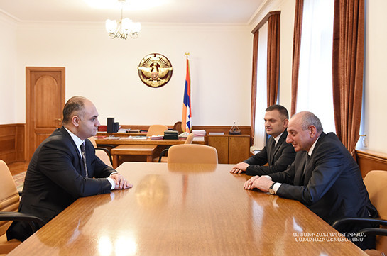 Бако Саакян принял исполняющего обязанности министра сельского хозяйства Республики Армения