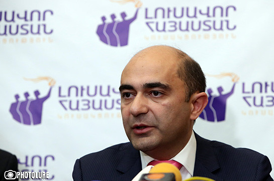 Bright Armenia to be sole opposition in the NA: Edmon Marukyan