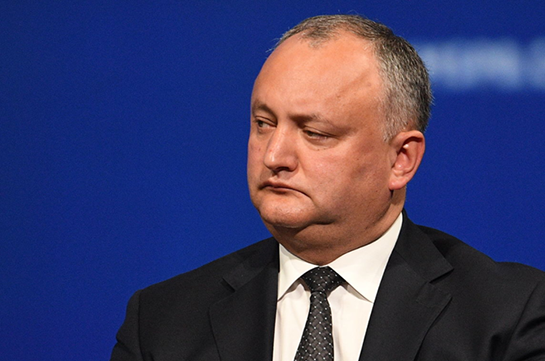 Додон вновь отстранён от исполнения обязанностей президента Молдавии
