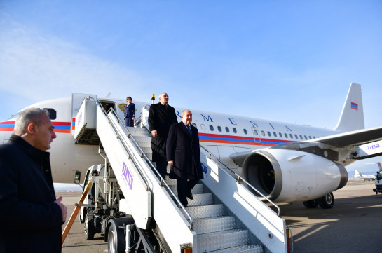 Armenia’s President departs for Georgia