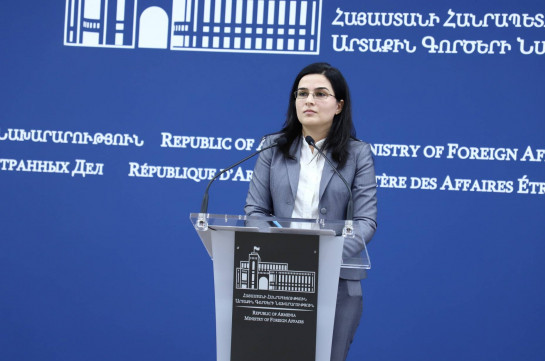 Armenian MFA refers to Azerbaijani FM’s statement, 'unveils' the mutual understanding reached between FMs