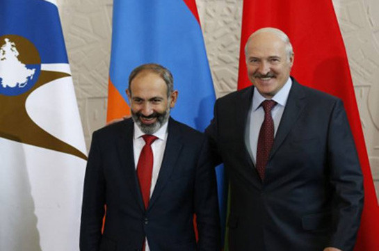 President of Belarus congratulates Nikol Pashinyan on appointment