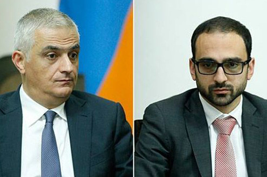 Tigran Avinyan and Mher Grigoryan re-appointed in the posts of vice prime ministers of Armenia