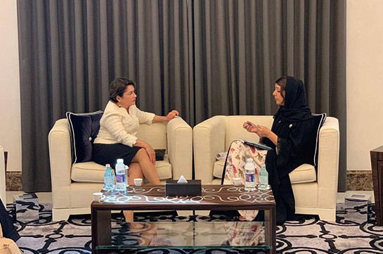 ԱՄԷ պետնախարարը նախագահի տիկին Նունե Սարգսյանին հրավիրել է Դուբայում անցկացվելիք գրքի փառատոնին