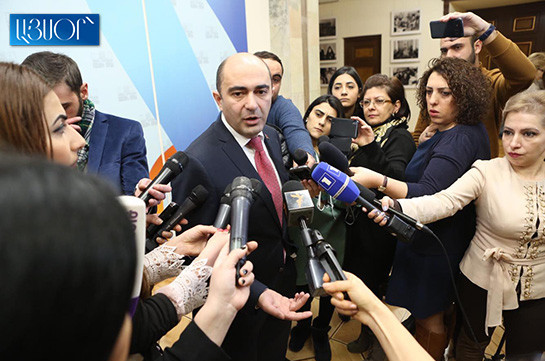 Bright Armenia faction head reminds about case with wiretapped conversation, says European courts to remind about them