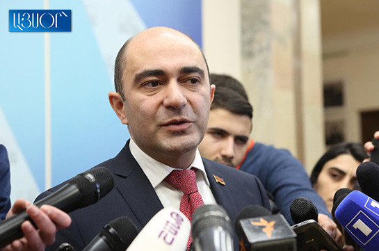 Bright Armenia faction head offers NSS and Police to be turned into a ministry