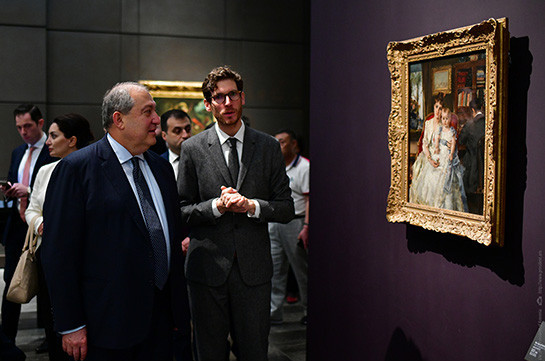 Армянское искусство обязательно должно быть представлено здесь – президент Армении Армен Саркисян посетил музей Лувр Абу-Даби