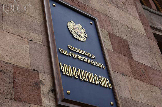 Armenian government formed, presentation of action plan to follow
