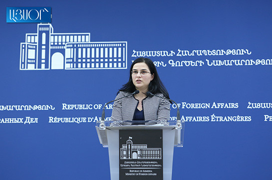 Armenia to voice issue of sale of Israeli UAV to Azerbaijan at bilateral meetings and at multisided platforms: Armenia’s MFA