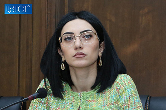 Armenia’s former vice speaker Arpine Hovhannisyan suspends membership to Republican party, establishes NGO