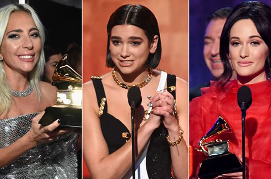 Dua Lipa, Lady Gaga and Kacey Musgraves dominate Grammys
