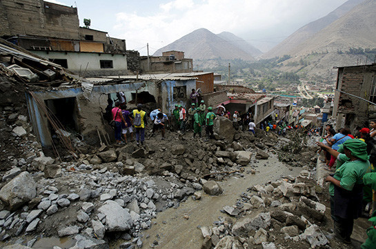 Число погибших из-за оползней в Перу возросло до десяти человек