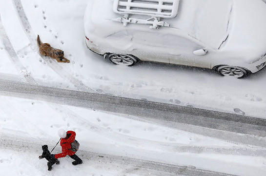 Մոսկվայում տեղացած  ձյունը ռեկորդ է սահմանել