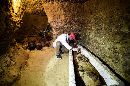 Загадочный скелет нашли в египетской пирамиде