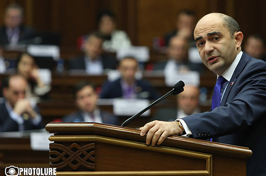 Парламент то место, где людей отрезвляют – Эдмон Марукян