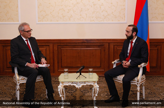 Арарат Мирзоян и посол ФРГ в Армении обсудили повестку двустороннего сотрудничества