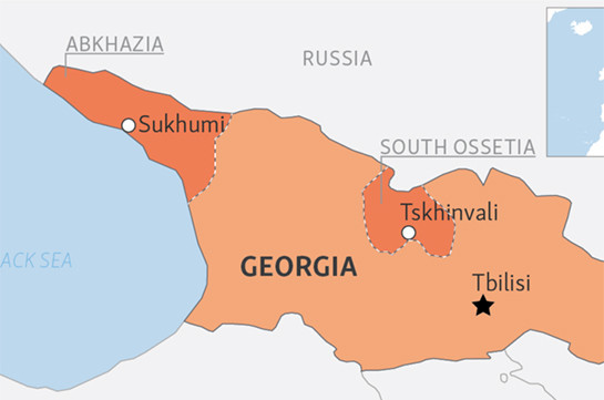 Վրաստանը կարող է քրեական պատիժ սահմանել առանց Աբխազիայի և Հարավային Օսիայի քարտեզ կազմելու համար