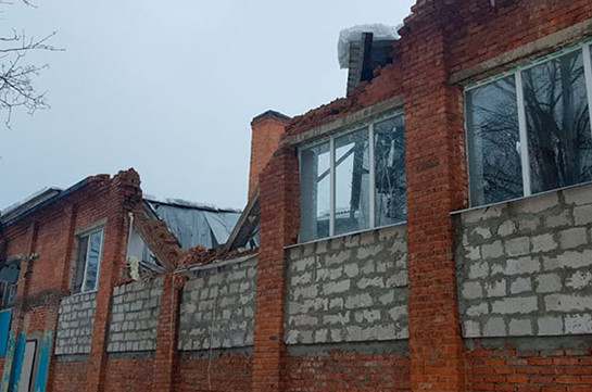 Մերձմոսկվայում փլուզվել է դպրոցներից մեկի ճաշարանի տանիքը