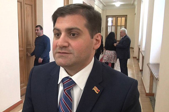 Bright Armenia faction MP offers setting parliamentary group to depart to Syria