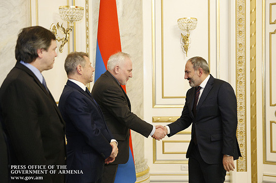 Nikol Pashinyan receives OSCE Minsk Group Co-chairs