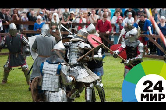 Средневековый бой: россияне победили на рыцарском турнире в Монако