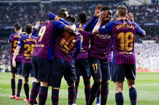 «Барселона» разгромила «Реал» (3:0) на «Бернабеу» и вышла в финал Кубка Испании