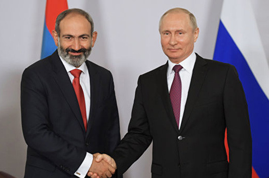 Armenia’s PM hopes Russia’s Putin to pay official visit to Yerevan in 2019