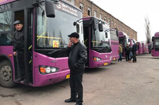 Երևանում ավտոբուսների վարորդները բողոքում են ավտոբուսներում տեսախցիկների տեղադրման դեմ