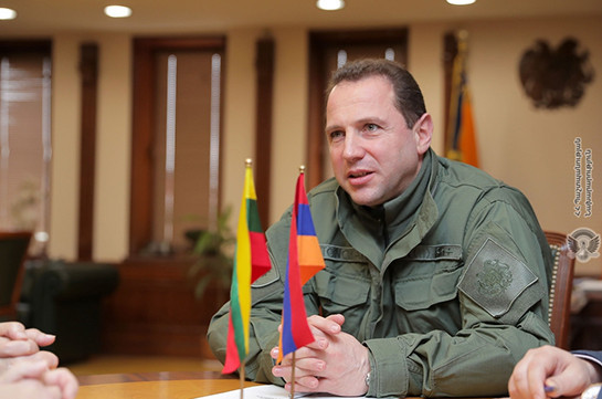 Обсуждались вопросы сотрудничества Армения – Литва в сфере обороны