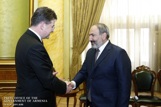 Nikol Pashinyan receives OSCE Chairman-in-Office, Slovak Foreign Minister Miroslav Lajčák