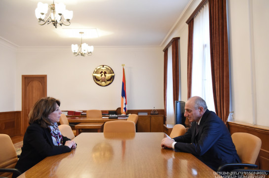 Бако Саакян принял председателя местного органа Всеармянского фонда «Айастан» на Западном побережье США