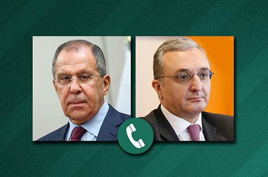 Armenian, Russian FMs discuss cooperation issues in phone conversation
