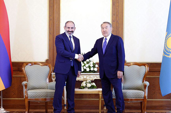 Armenia’s PM has phone conversation with Nursultan Nazarbayev