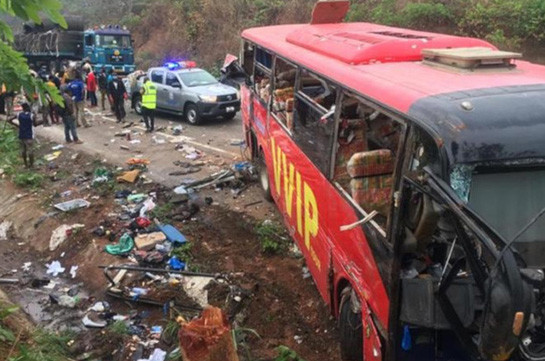 Գանայում ավտոբուսների բախման հետևանքով 70 մարդ է մահացել