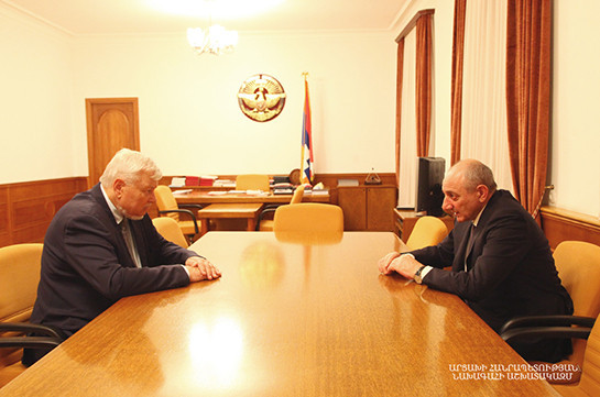 Artsakh president, OSCE CiO personal representative discuss situation on line of contact