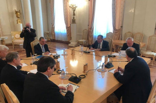 OSCE Minsk group-chairs, OSCE CiO personal representative join foreign ministers of Armenia, Azerbaijan and Russia