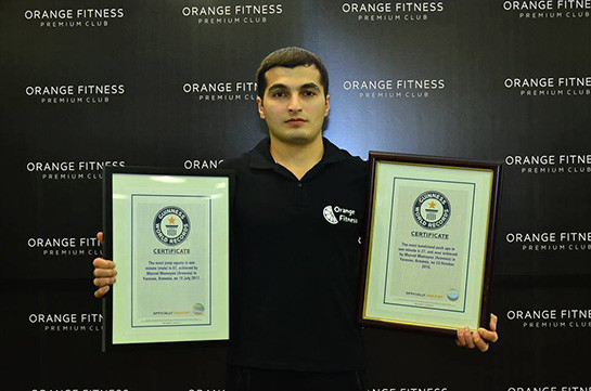 Athlete Manvel Mamoyan claims Guinness's absolute record