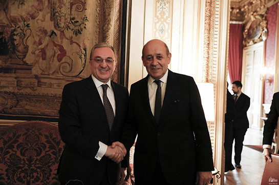 В Париже состоялась встреча глав МИД Армении и Франции