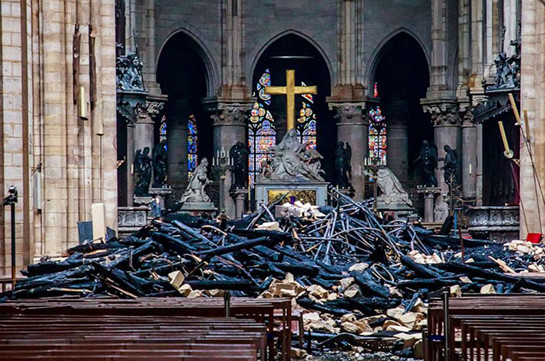 Notre-Dame fire: Macron says new cathedral will be 'more beautiful'