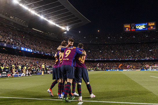 «Барселона» забила 3+ гола в 8 из 10 последних домашних матчей в плей-офф ЛЧ