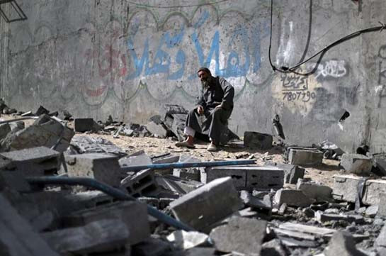 Gaza-Israel border falls quiet as ceasefire takes hold