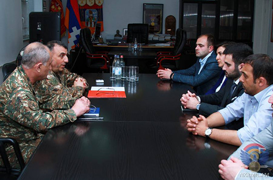 Combating adversary’s information propaganda discussed at Artsakh Defense Ministry